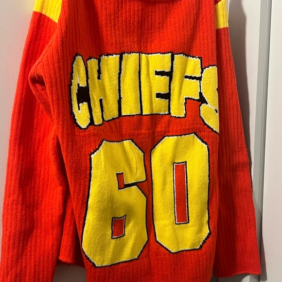 Red and Yellow Crew & Scoop Necks Sweater - Picture 2 of 3